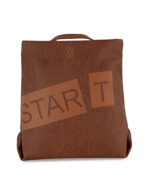 brown pvc regular backpack - 21323088 - Very Small Image - 1