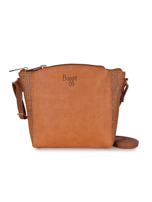tan pvc sling bag - 21323176 - Very Small Image - 1