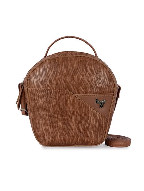 brown pvc sling bag - 21323178 - Very Small Image - 1