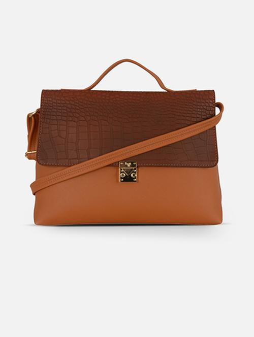 women solid fashion satchel - 21324186 - Very Small Image - 1