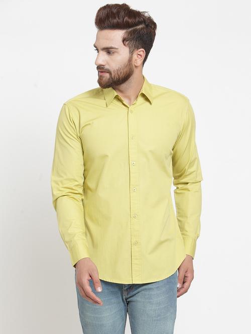 men solid cotton casual shirt - 21324682 - Very Small Image - 1