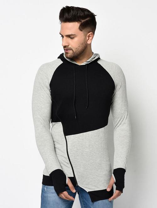 men color block long sleeves t-shirt - 21326175 - Very Small Image - 1