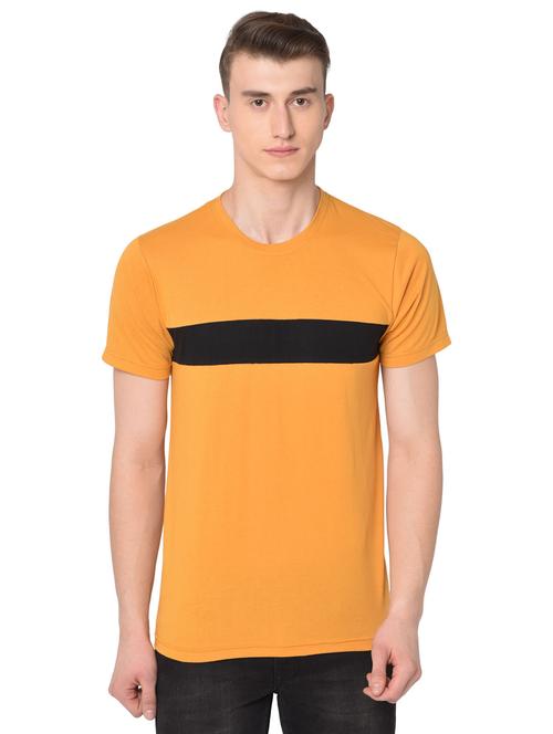 men color block short sleeves t-shirt - 21326356 - Very Small Image - 1