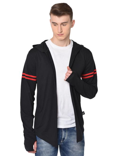 men solids long sleeves shrug - 21326617 - Very Small Image - 1