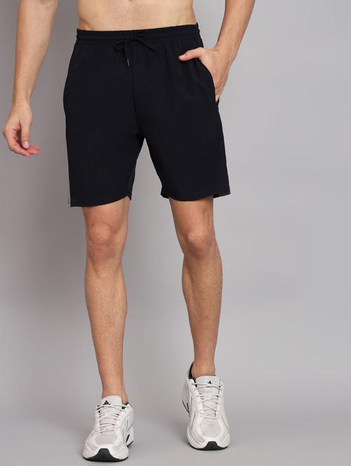 men black color block shorts - 21326654 - Very Small Image - 1