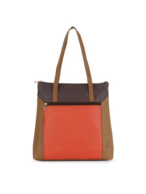 women color block regular tote - 21326969 - Very Small Image - 1