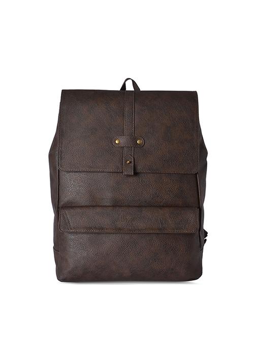 solid brown backpack - 21327446 - Very Small Image - 1