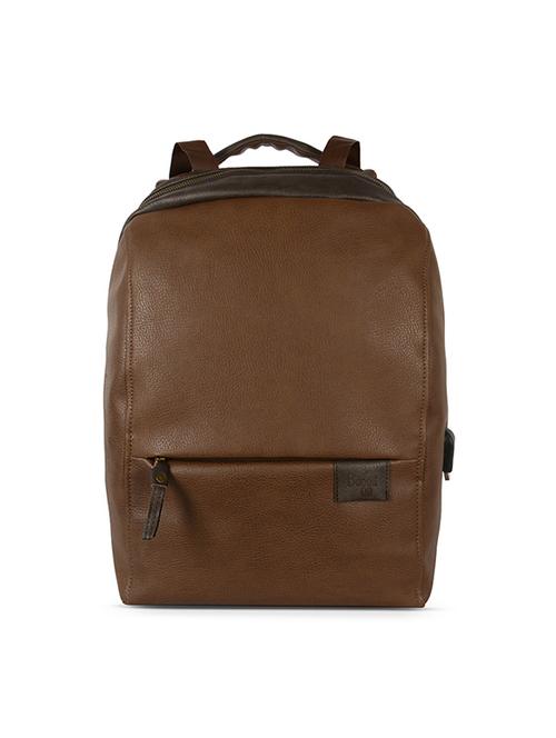 solid brown backpack - 21327449 - Very Small Image - 1