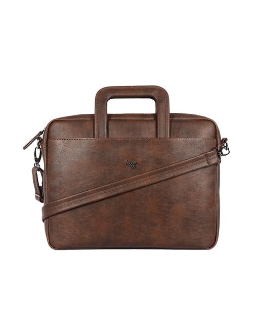 solid brown laptop bag - 21327457 - Very Small Image - 1