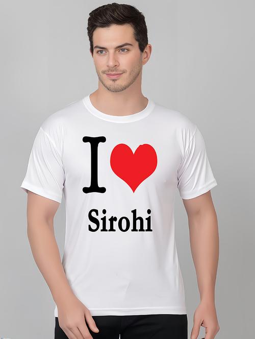 men round neck front print t-shirt - 21328895 - Very Small Image - 1