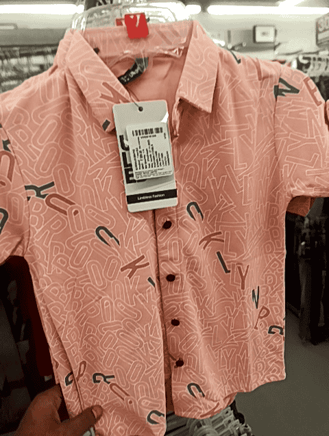 light pink pc waffle knit tshirt - 21331974 - Very Small Image - 1