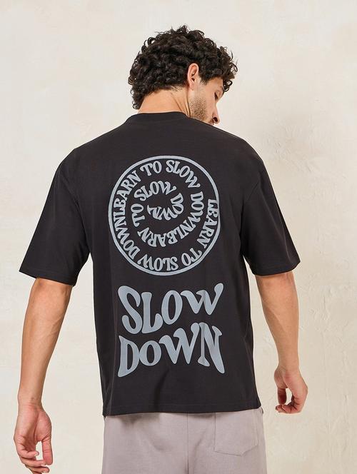 men back print oversized t-shirt - 21333407 - Very Small Image - 1