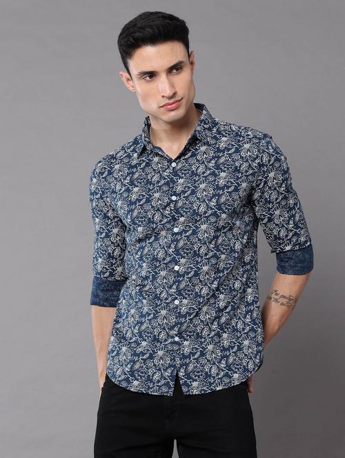 men printed casual shirt - 21334417 - Very Small Image - 1
