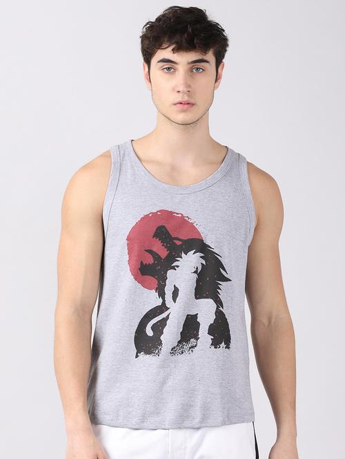 men graphic sleeveless vest - 21334826 - Very Small Image - 1