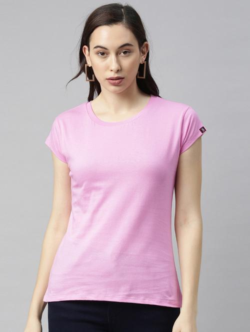 women solid short sleeves t-shirt - 21334851 - Very Small Image - 1