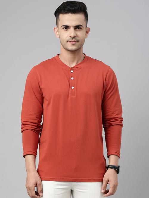 men plain long sleeves t-shirt - 21334951 - Very Small Image - 1