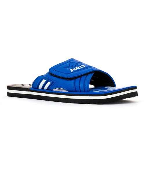 blue pu slip on flip flops - 21335278 - Very Small Image - 1