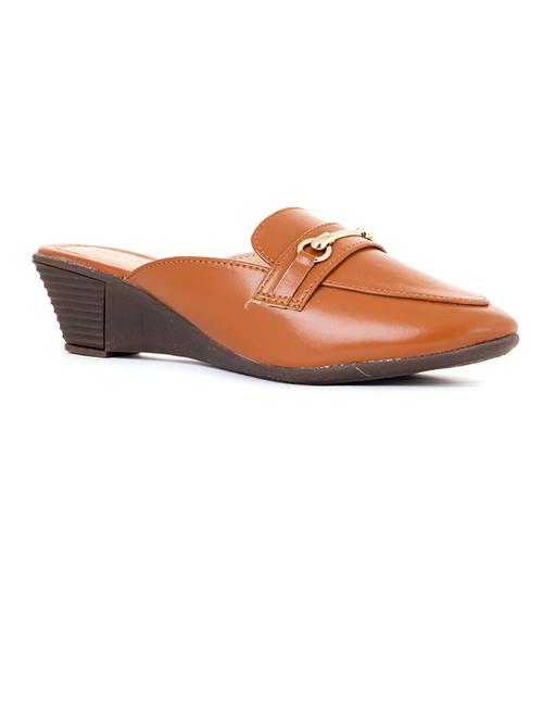 tan slip on mules - 21335297 - Very Small Image - 1