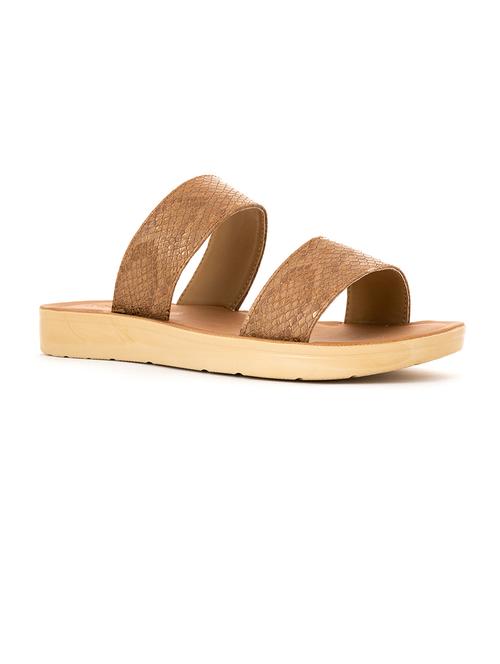 beige synthetic slip on sandals - 21335340 - Very Small Image - 1