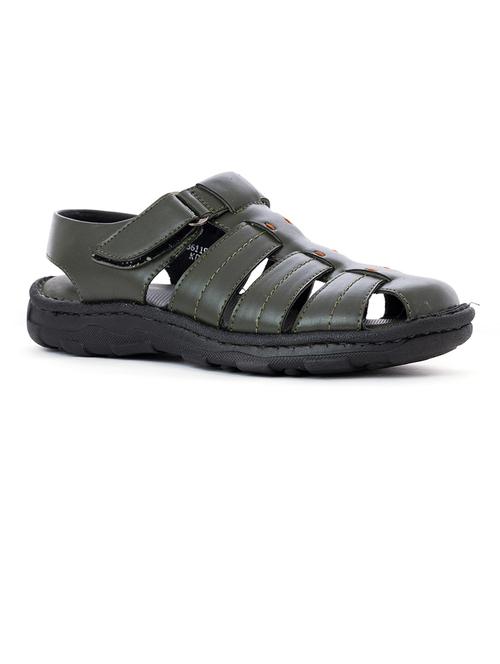 olive green back strap sandal - 21335406 - Very Small Image - 1