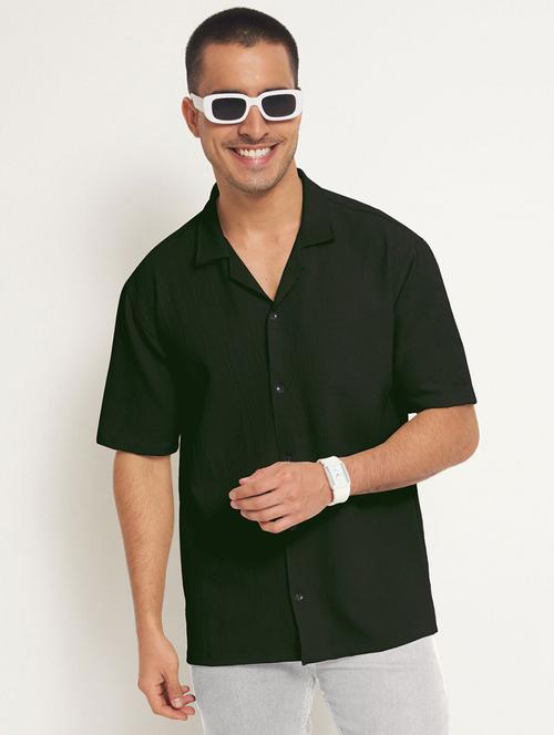 men solid short sleeve shirt - 21336259 - Very Small Image - 1