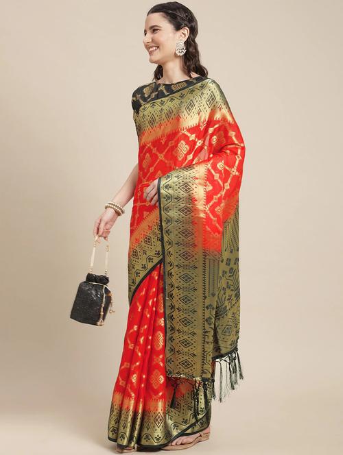 women self design banarasi saree - 21336426 - Very Small Image - 1