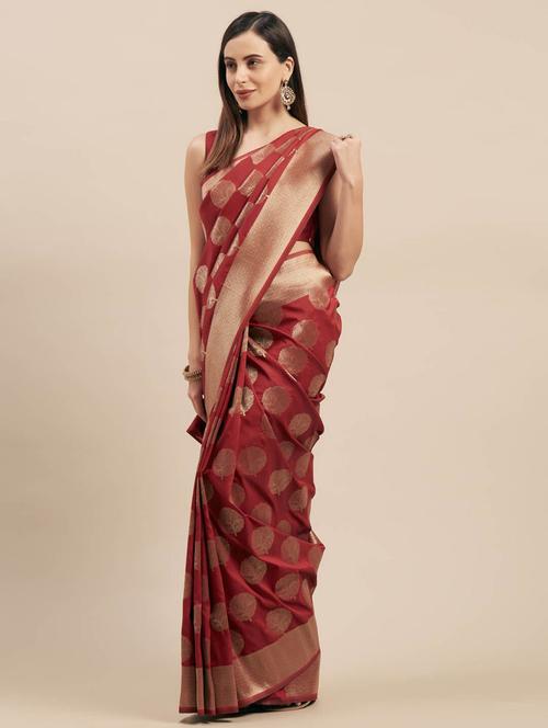 women self design banarasi saree - 21336428 - Very Small Image - 1