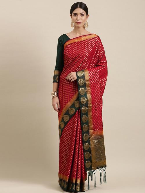 women self design banarasi saree - 21336431 - Very Small Image - 1