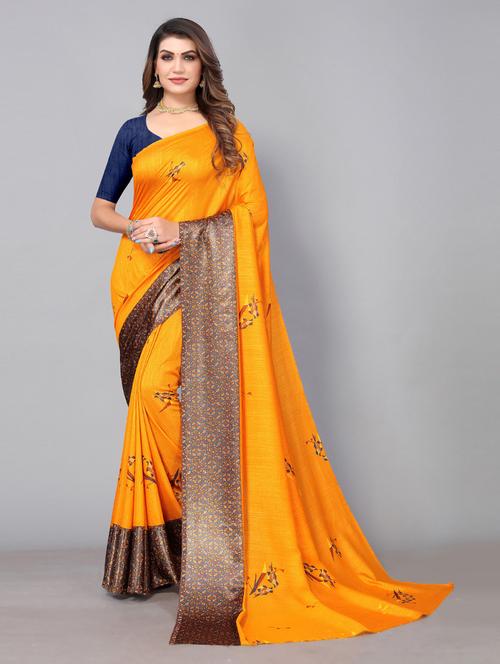 women printed saree - 21336519 - Very Small Image - 1