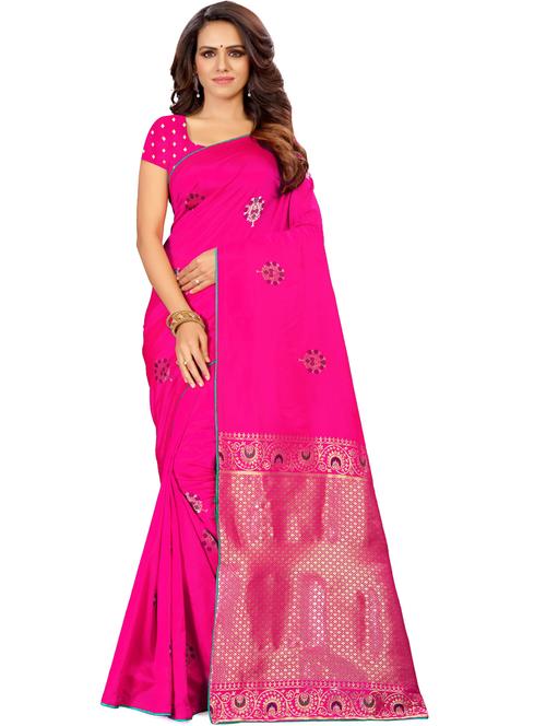 women self design banarasi saree - 21336569 - Very Small Image - 1