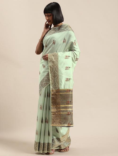 women self design bordered saree - 21336747 - Very Small Image - 1