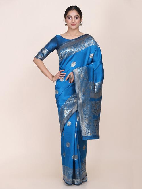 women self-designed saree with blouse - 21336844 - Very Small Image - 1