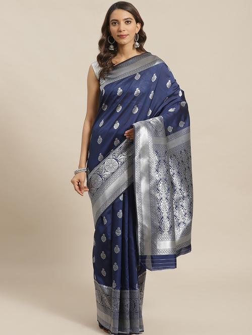 women self-designed saree with blouse - 21336886 - Very Small Image - 1