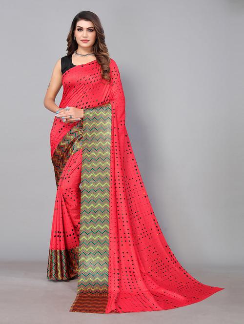 women printed saree with blouse - 21336939 - Very Small Image - 1
