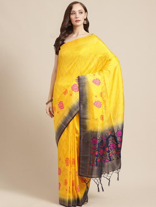 women self design banarasi saree - 21337011 - Very Small Image - 1