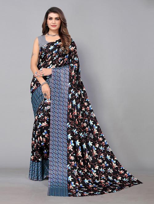 women printed saree with blouse - 21337110 - Very Small Image - 1
