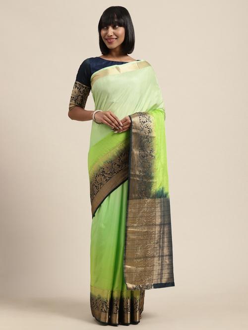 women ombre shade bordered saree - 21337202 - Very Small Image - 1