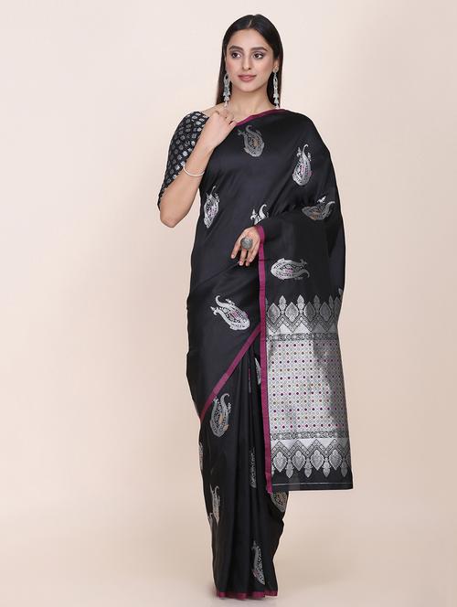women zari work banarasi saree - 21337239 - Very Small Image - 1