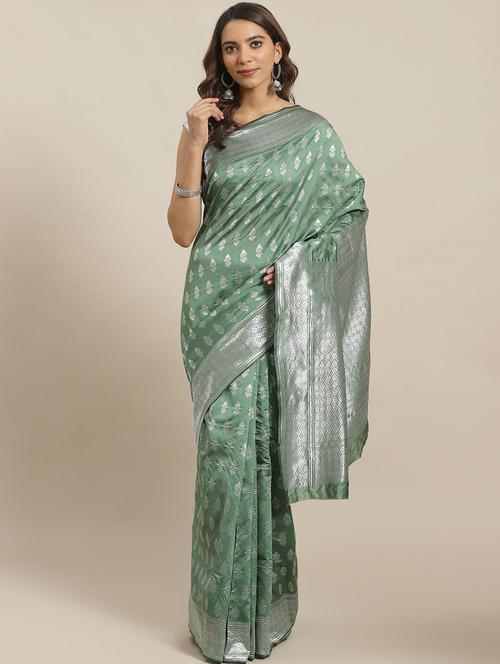women self design banarasi saree - 21337412 - Very Small Image - 1