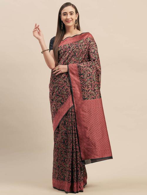 women paisley printed saree - 21337413 - Very Small Image - 1