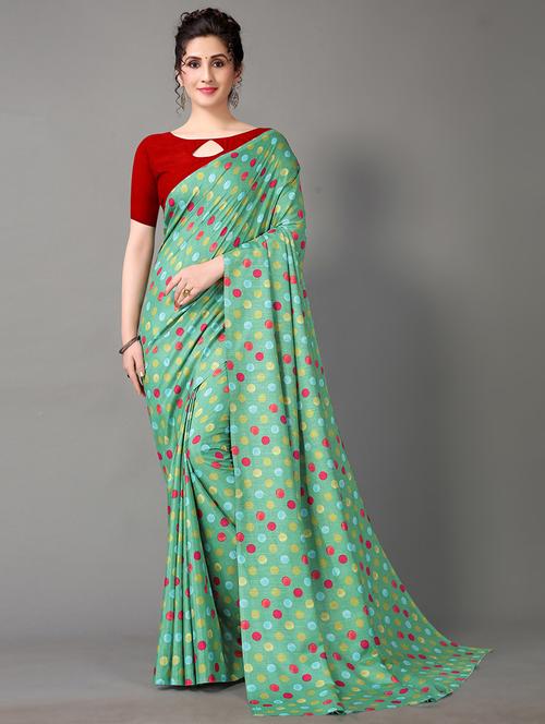 women printed saree - 21337561 - Very Small Image - 1
