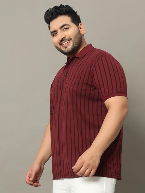 men plus size polo t-shirt - 21338237 - Very Small Image - 1