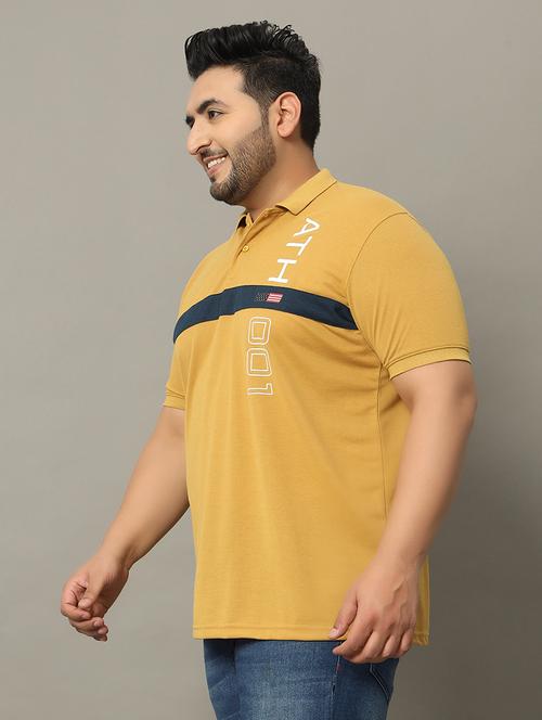 men plus size polo t-shirt - 21338246 - Very Small Image - 1