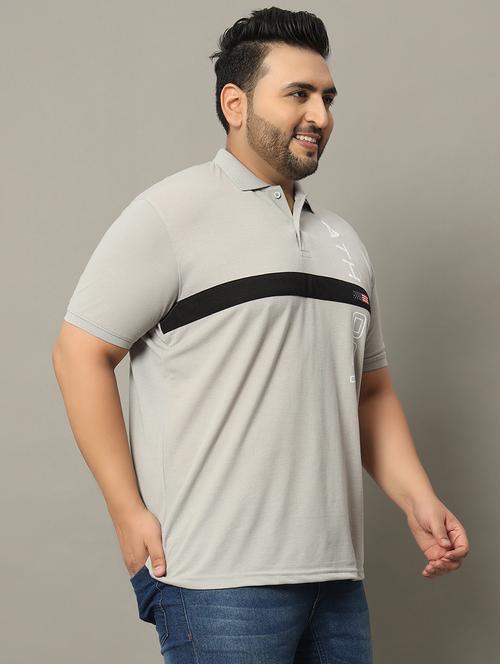 men plus size polo t-shirt - 21338247 - Very Small Image - 1
