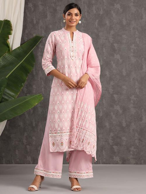 women kurta palazzo set with dupatta - 21338544 - Very Small Image - 1