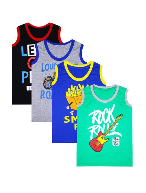 kids pack of 4 printed t-shirts - 21338946 - Very Small Image - 1