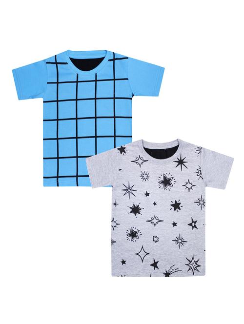 kids pack of 2 printed t-shirts - 21338989 - Very Small Image - 1