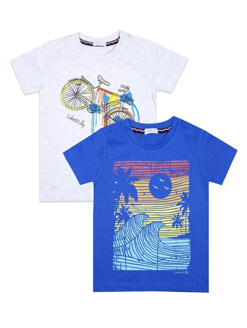 boys pack of 2 cotton t-shirt - 21339013 - Very Small Image - 1
