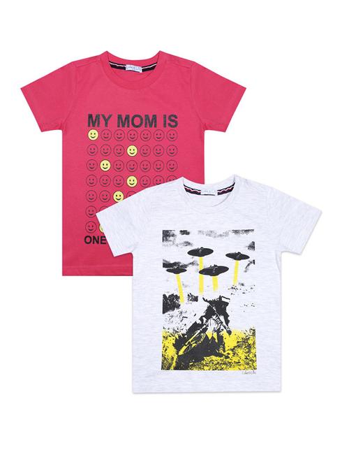 boys pack of 2 cotton t-shirt - 21339020 - Very Small Image - 1