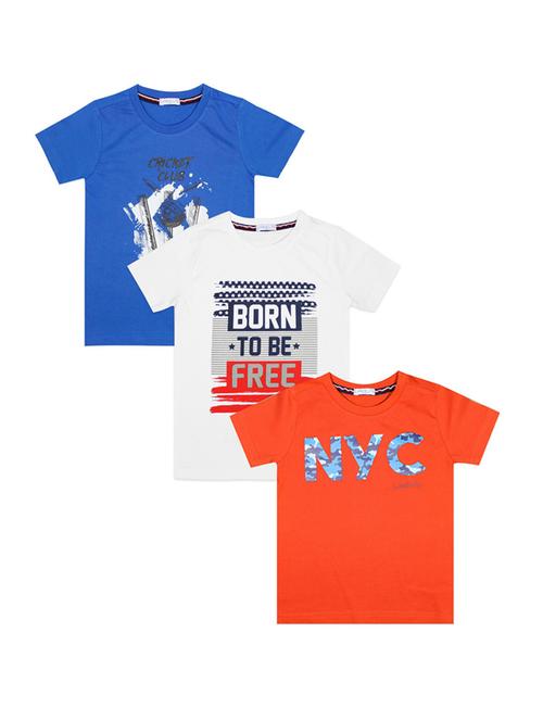 kids pack of 3 printed t-shirts - 21339063 - Very Small Image - 1